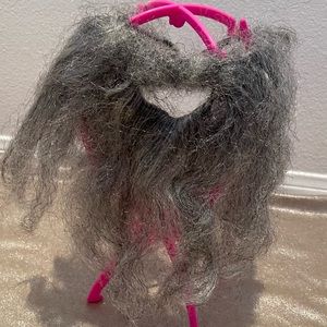 Fake Gray Beard Halloween Accessory Disguise prop